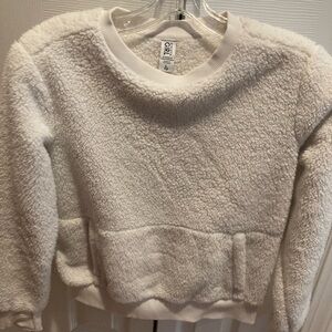 Size 12 (L) Athleta Girl White Sweatshirt